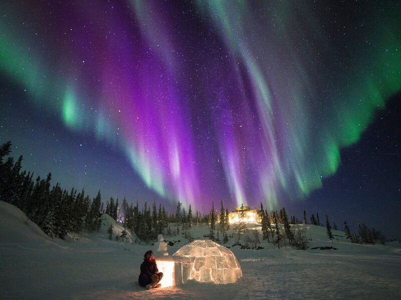 Kuzey Işıkları-Rusya Lapland